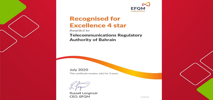 EFQM Award - Recognized for Excellence 4 Star